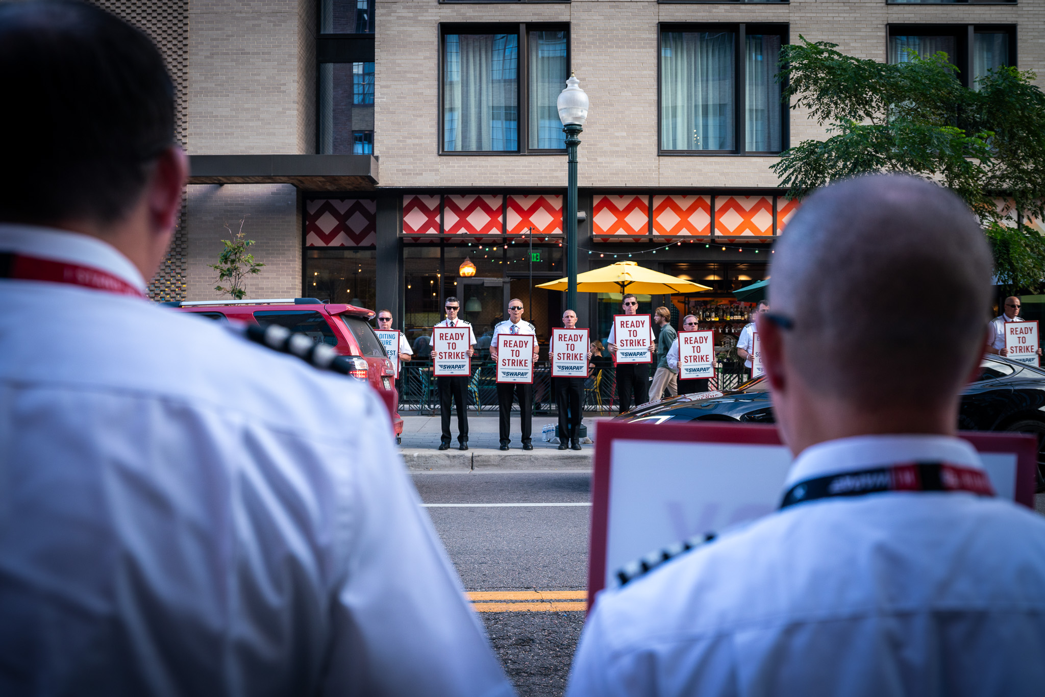 SWAPA in the News Pilots Picket Outside Southwest Spirit Party